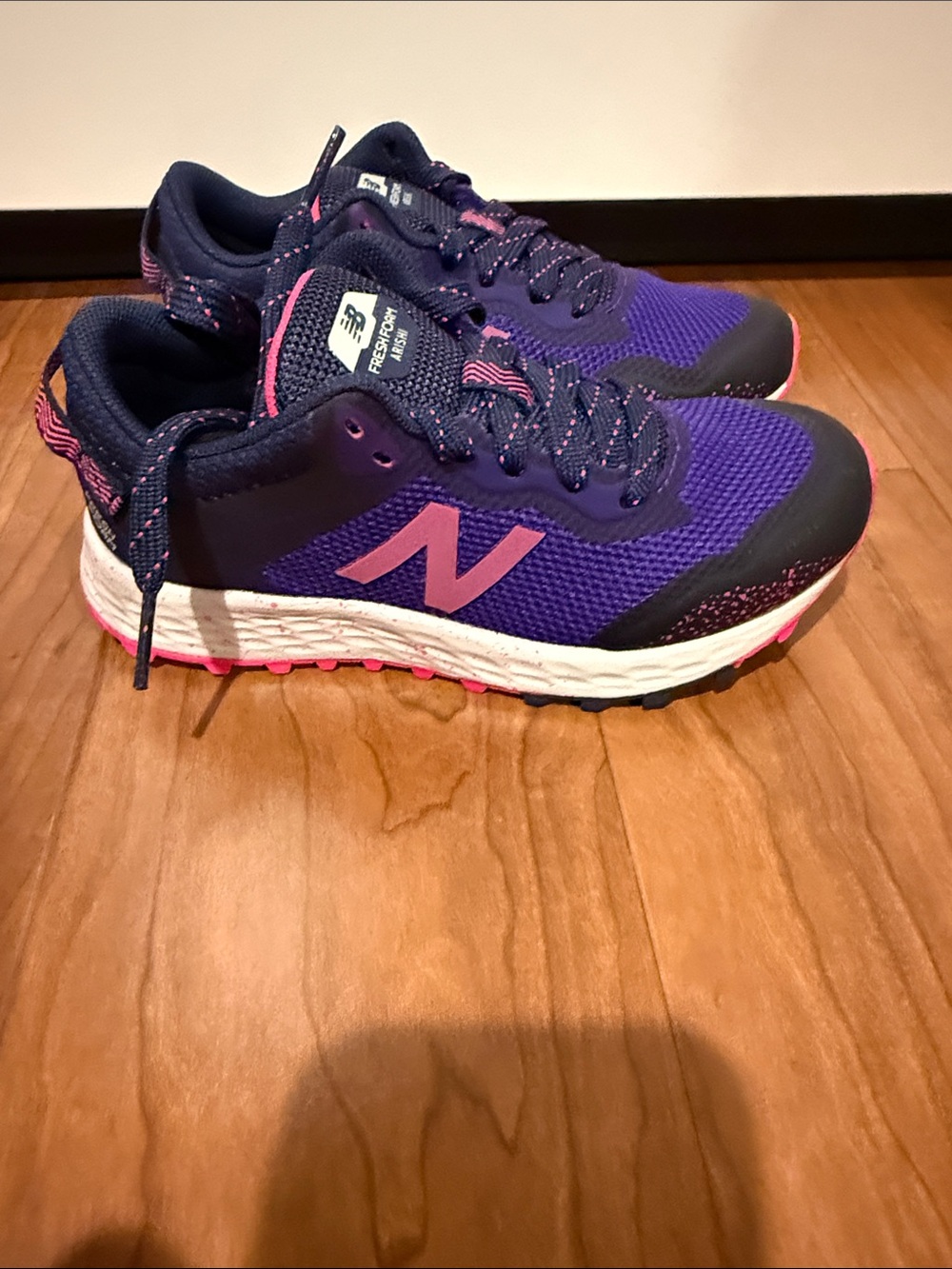 New Balance Kids Purple & Pink Athletic Sneakers sz11 NEW